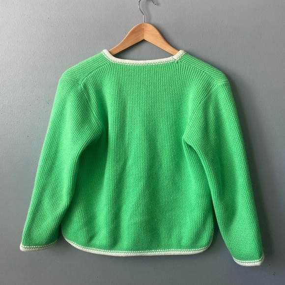 Green Drawstring Sweater - Picture 3 of 4